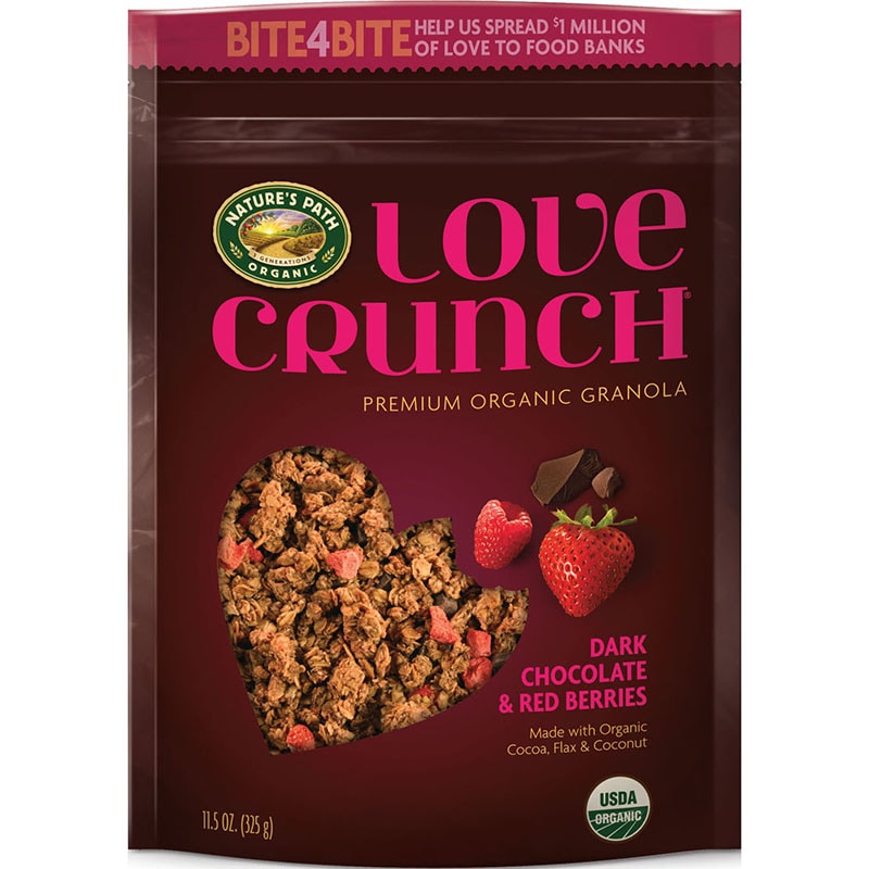 【オーガニック】【ヴィーガン】オーガニックグラノーラ LOVE CRUNCH(ラブクランチ) オーガニックグラノーラ ダークチョコレート＆レッドベリー(325g)