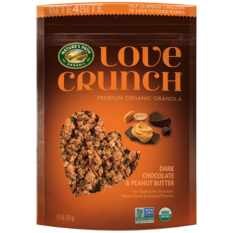 【オーガニック】【ヴィーガン】オーガニックグラノーラ LOVE CRUNCH(ラブクランチ) オーガニックグラノーラ ダークチョコレート＆ピーナッツバター(325g)