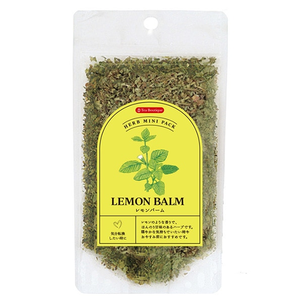 美容と健康に役立つ香りある植物！ 乾燥ハーブ『Dry Herbs』 ハーブミニパック レモンバーム(20g)
