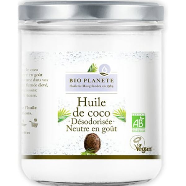 【オーガニック】BIO PLANET(ビオプラネット) 有機ココナッツオイル(無香タイプ)(368g)
