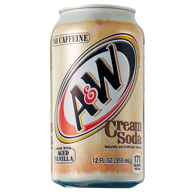 A&W Cream Soda(クリームソーダ)(ケース)(355ml×24本)