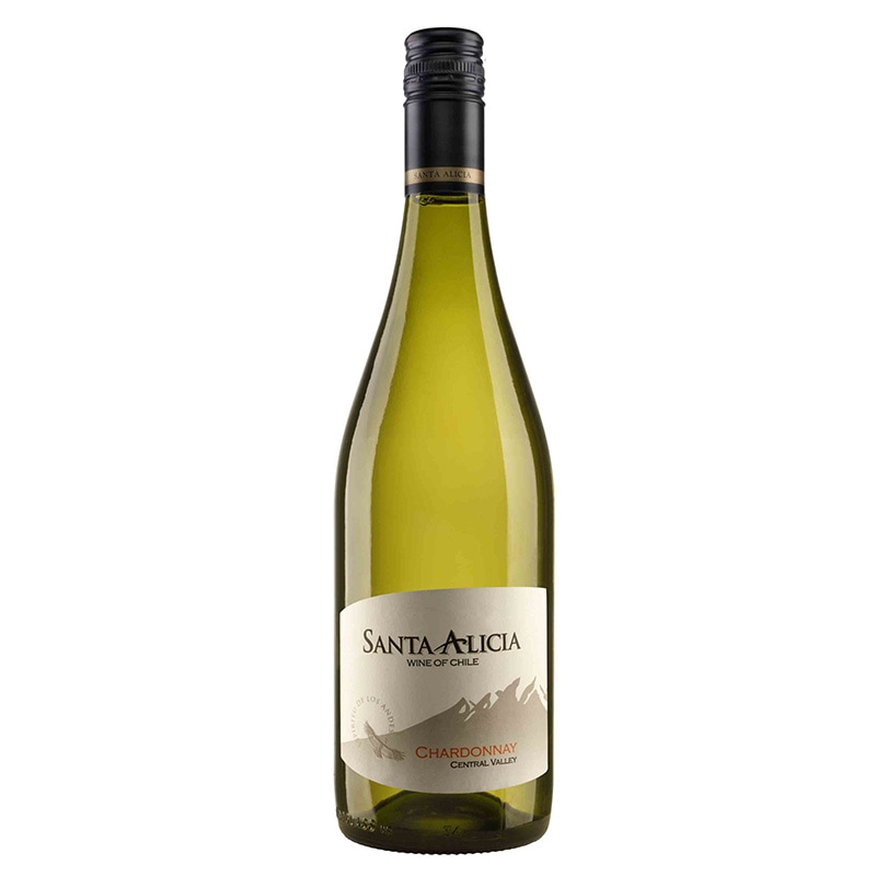 林檎やパイナップルなどを思わせる豊かな果実味と、爽やかな酸味とのバランスがとても良い白ワイン サンタアリシア シャルドネ（750ml）