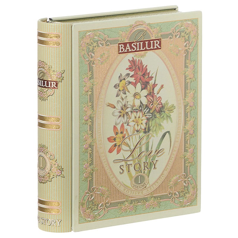 素敵なラブストーリーをお届けする、ミニチュアBOOK型紅茶ティーバッグ！ BASILUR（バシラーティー） ミニチュアラブストーリーvol.1（5TB）