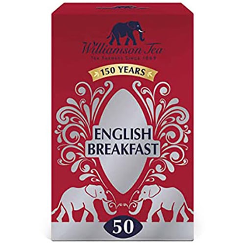 茶園経営一筋に美味しさを追及し続けてきた伝統の紅茶！ Williamsontea（ウィリアムソン） イングリッシュブレックファースト（50P）
