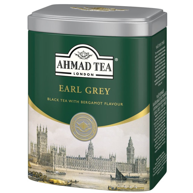 伝統の製法と独自のブレンド技術で仕上げたこだわりの味！ AHMAD TEA（アーマッドティー）アールグレイ（200g）