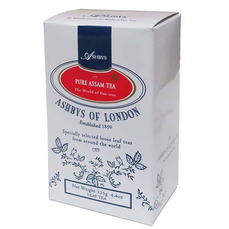 良質の茶葉を選りすぐり、産地の紅茶を引き立てるブレンドをした紅茶 ASHBYS（アシュビィズ） アッサム（125g）