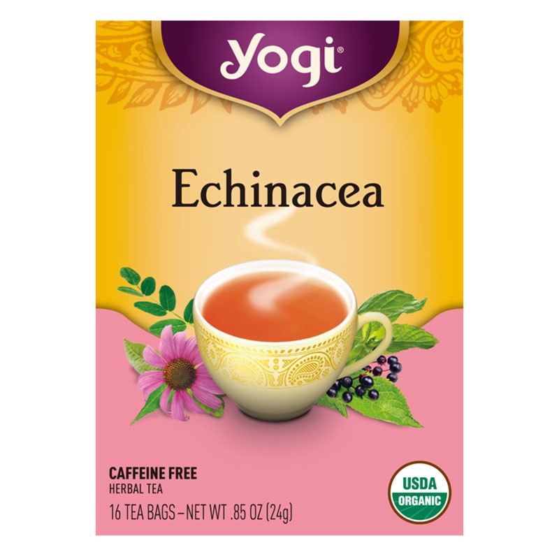 【オーガニック】丹念に仕上げたヨギコレクション Yogi Tea（ヨギティー）エキナセア（24g）