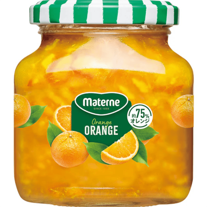 フルーツ本来のやわらかな甘みと食感 Materne（マテルネ）オレンジコンポート（195g）