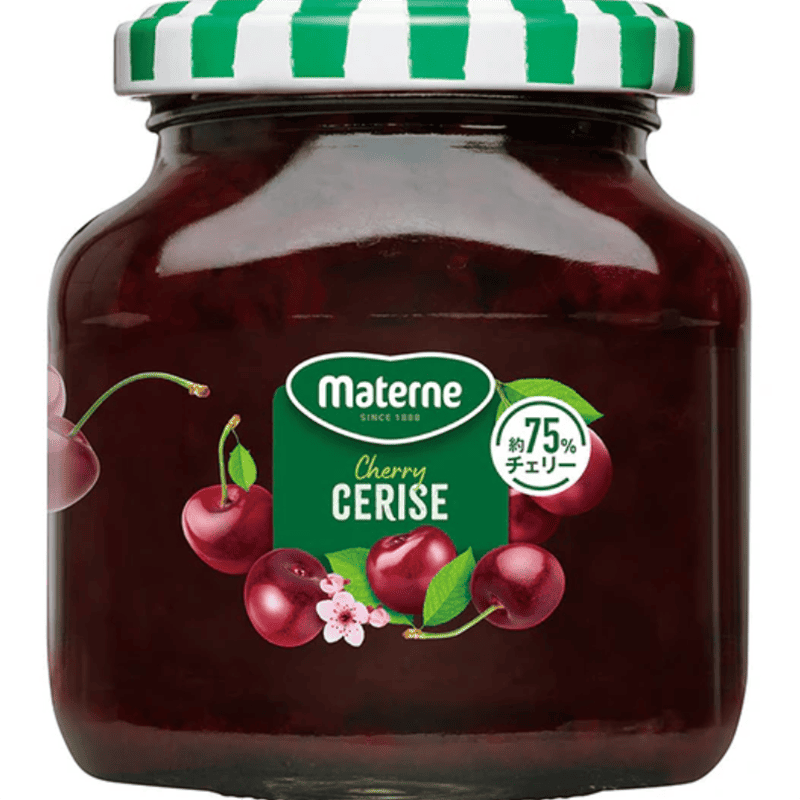 フルーツ本来のやわらかな甘みと食感 Materne（マテルネ）チェリーコンポート（195g）