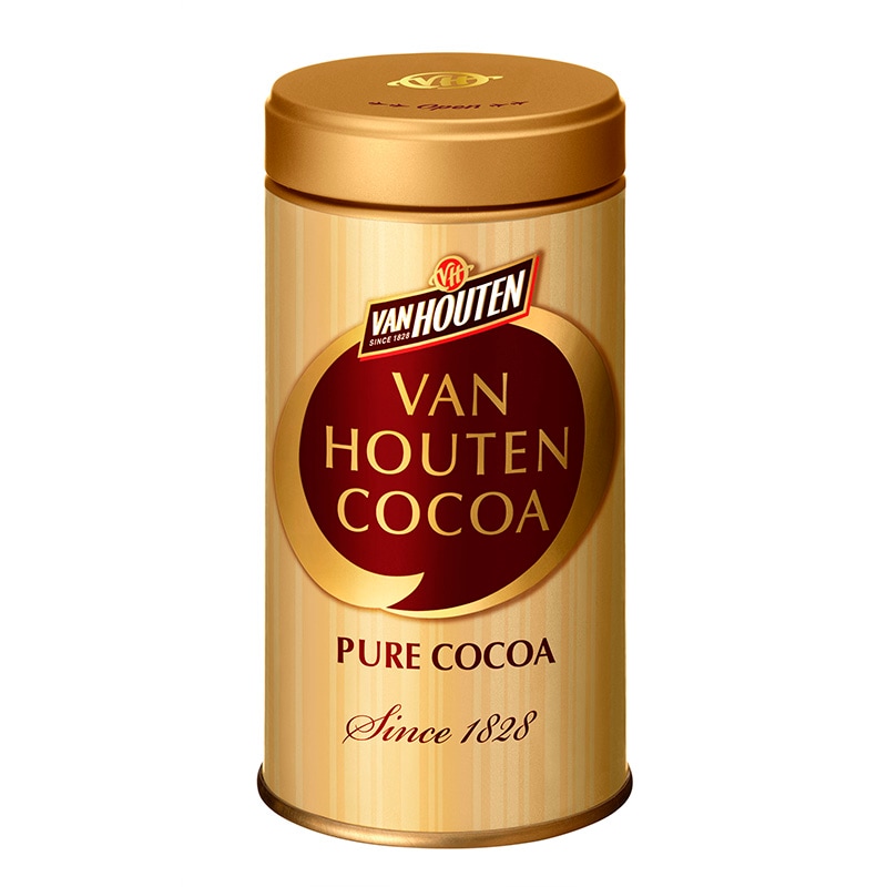 ココアでおいしいポリフェノール生活！ VAN HOUTEN COCOA（バンホーテン） ピュアココア（100g）