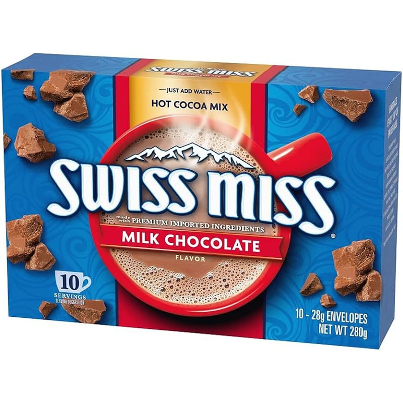 お湯を加えるだけで作れる本格派ココア SWISS MISS（スイス ミス