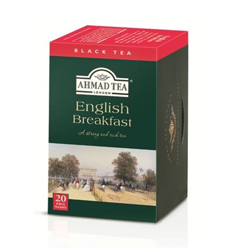 伝統の製法と独自のブレンド技術で仕上げたこだわりの味！ AHMAD TEA（アーマッドティー）イングリッシュブレックファースト（2g×20P）