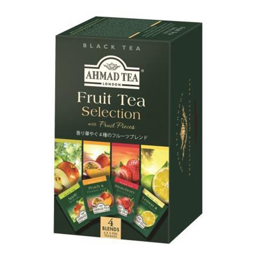 伝統の製法と独自のブレンド技術で仕上げたこだわりの味！ AHMAD TEA（アーマッドティー）フルーツセレクション（2g×20P）