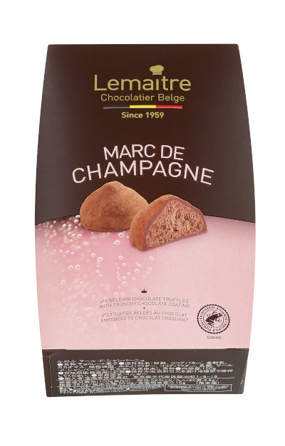 【冬季限定】一度食べたら忘れられない美味しさ Lemaitre（ルメトル）トリュフチョコ マール・ド・シャンパーニュ（150g）