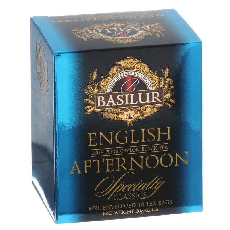 紅茶本来の風味や香り、深い味わい BASILUR TEA（バシラーティー）イングリッシュ・アフタヌーン（10袋）