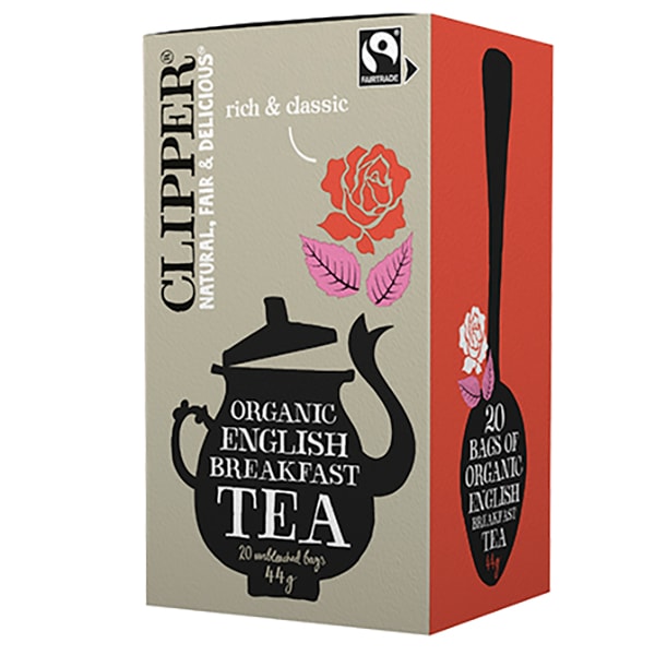 【オーガニック】特別なオーガニック茶葉を使用 CLIPPER（クリッパー）オーガニック イングリッシュブレックファスト（20TB）