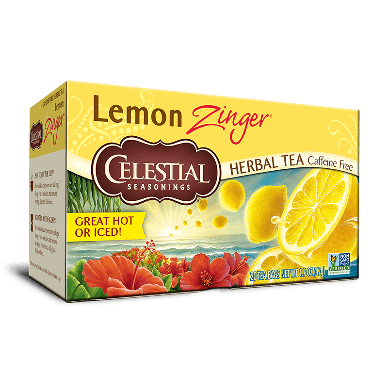 アメリカNo.1のマーケットシェア CELESTIAL SEASONINGS（セレッシャル シーズニング）レモン ジンガー（20TB）