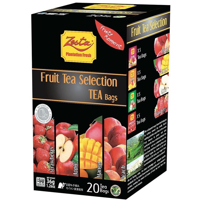 スリランカでシェアNo.1のブランドティー Zesta（ゼスタ）フルーツ