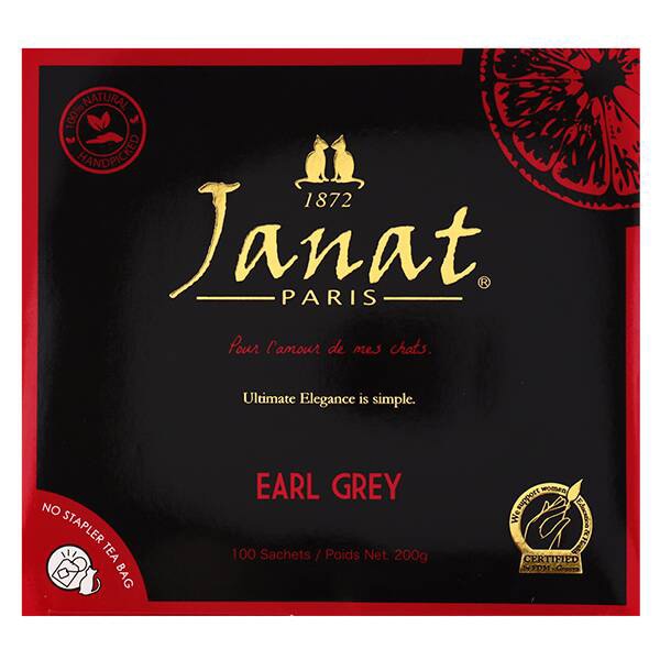 猫のように寄り添い、あなたの個性を引き出す存在 Janat（ジャンナッツ）アールグレイ ティーバッグ（100TB）