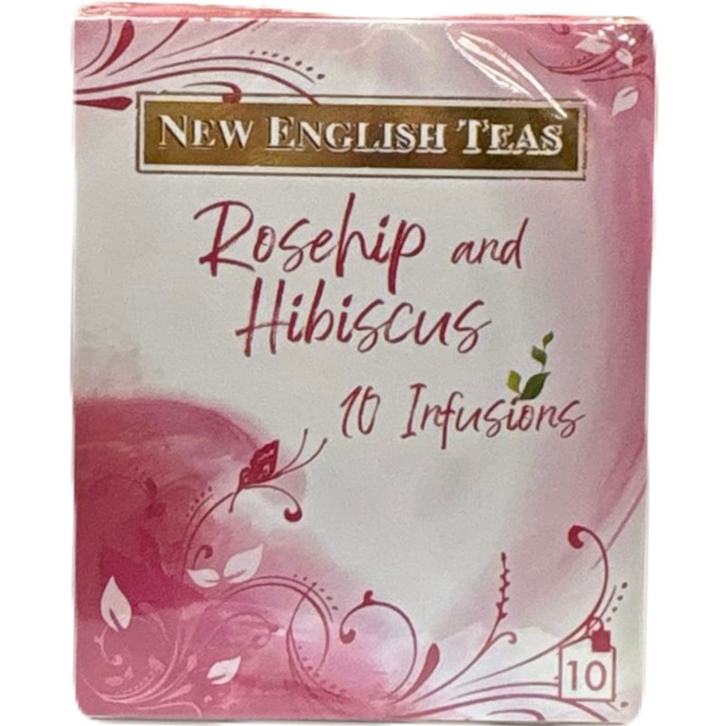 「美しい紅茶」 NEW ENGLISH TEAS（ニューイングリッシュティー）イングリッシュガーデン ローズヒップ＆ハイビスカス（10パック入り）