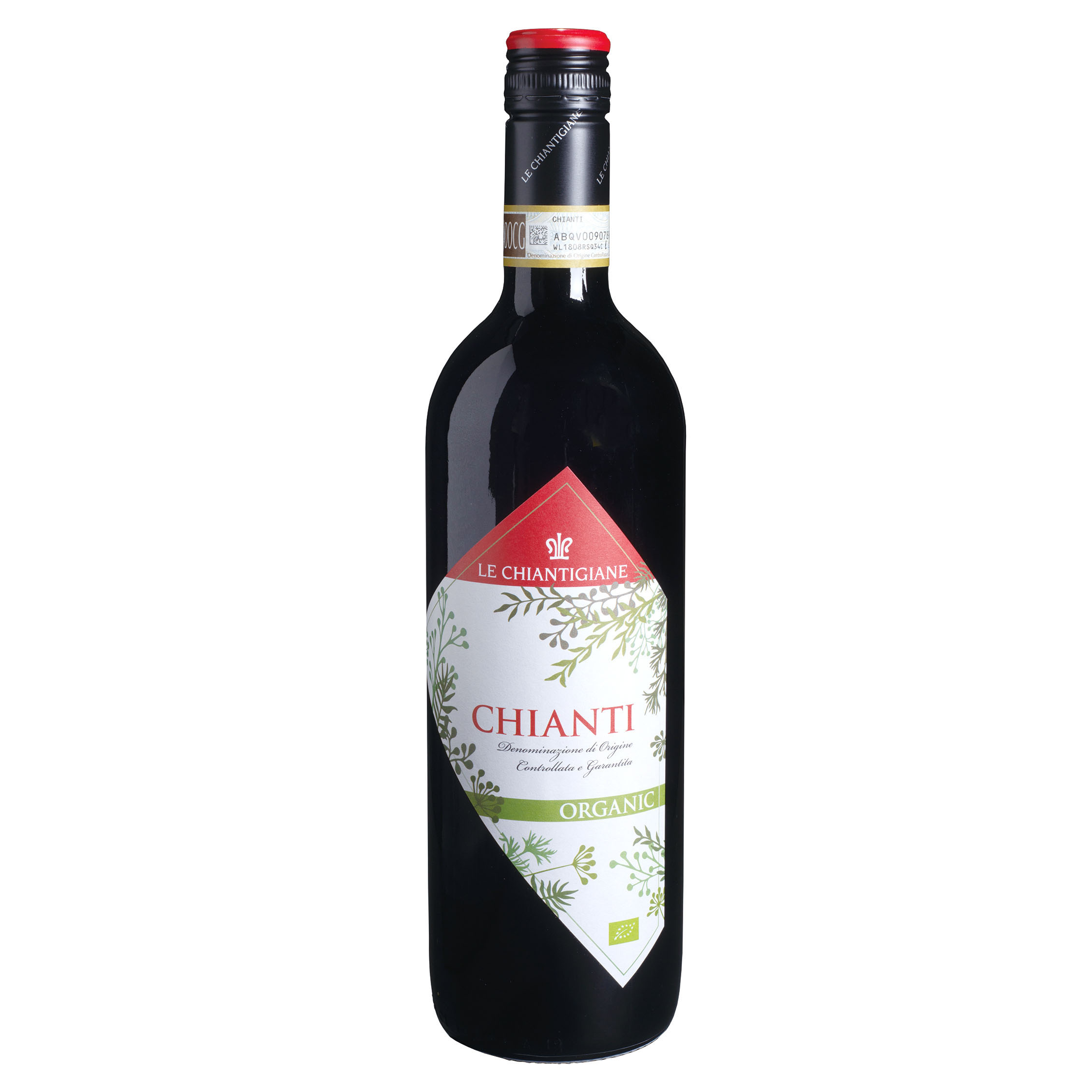 【オーガニック】程よいスパイス香のバランス LE CHIANTIGIANE（レ・キアンティジャーネ）オーガニック キャンティ DOCG（750ml）