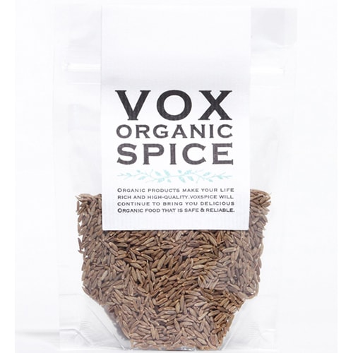 【オーガニック】ホンモノの味と品質 VOX SPICE（ヴォークススパイス）クミンシード（30g）