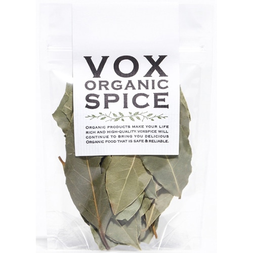 【オーガニック】ホンモノの味と品質 VOX SPICE（ヴォークススパイス）ローレルホール（5g）