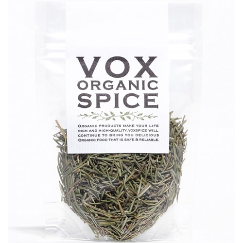 【オーガニック】ホンモノの味と品質 VOX SPICE（ヴォークススパイス）ローズマリーホール（15g）
