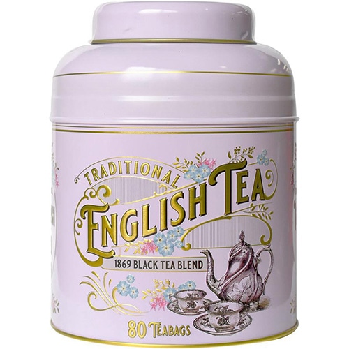 エレガントなフローラルデザインの紅茶缶！ New English Tea（ニュー