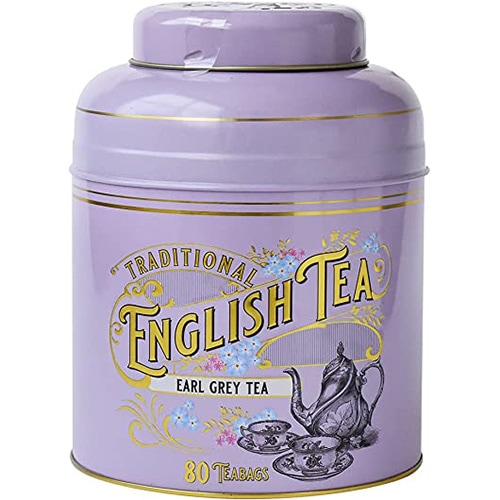 エレガントなフローラルデザインの紅茶缶！ New English Tea（ニュー