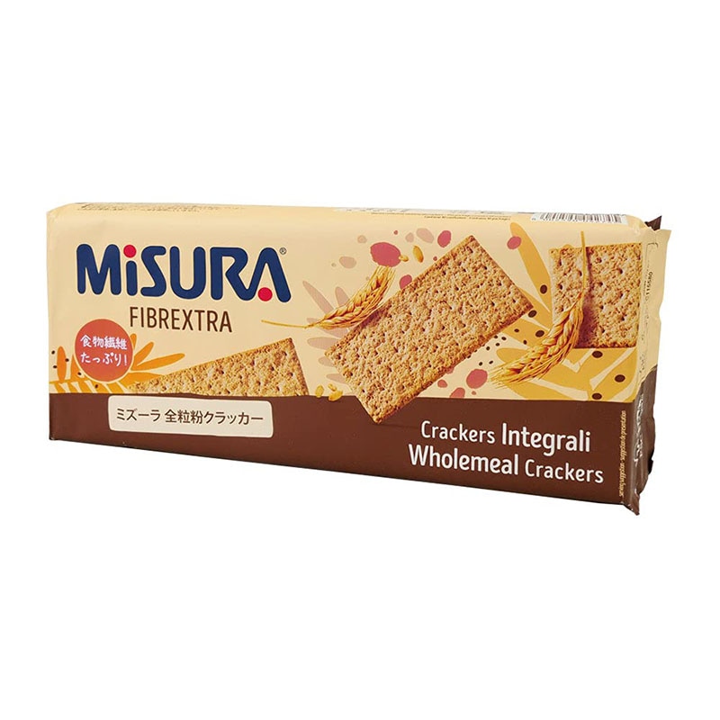 用途多様な全粒粉クラッカー MISURA（ミズーラ）全粒粉クラッカー（385g）