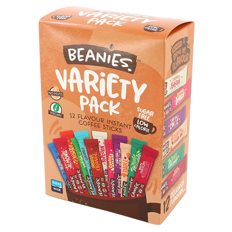 【ヴィーガン】【グルテンフリー】イギリス生まれのフレーバーコーヒー Beanies（ビーニーズ）バラエティパック（24g）