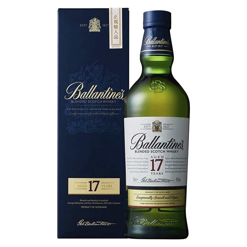 バランタイン12 年ダブルカスク　 バランタイン17年 複雑で力強い味わい Ballantine's（バランタイン）17年（700ml