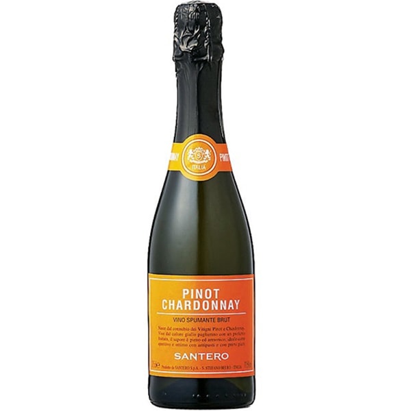 爽やかなスパークリンワイン SANTERO（サンテロ）ピノシャルドネ スプマンテ ハーフ（375ml）