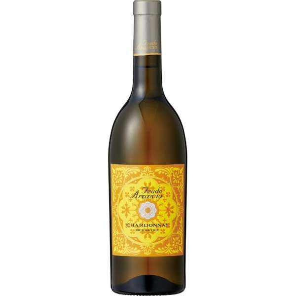 ジューシーな白ワイン Feudo Arancio CHARDONNAY（フェウド・アランチョ シャルドネ）（750ml）