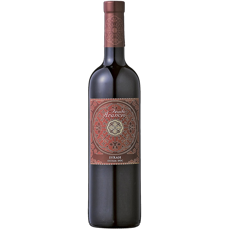 なめらかな赤ワイン Feudo Arancio SYRAH（フェウド・アランチョ シラー）（750ml）