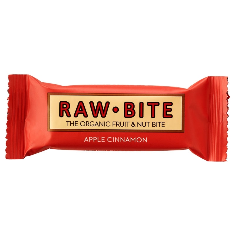 【オーガニック】【グルテンフリー】【ヴィーガン】全ての原料がオーガニック RAW・BITE（ローバイト）アップルシナモン（50g）