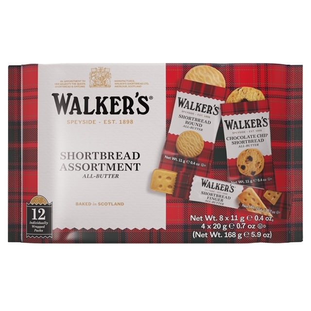 3種類のアソート Walkers（ウォーカー）アソートパック（168g）