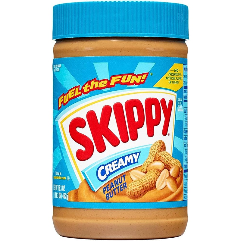 ピーナッツを90%以上使用したピーナッツバター SKIPPY（スキッピー）ピーナッツバター クリーミー（粒なし）（462g）