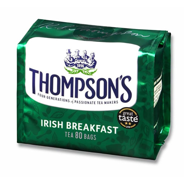 Great Taste Awards受賞紅茶 THOMPSON'S（トンプソンズ）アイリッシュブレックファースト（80P）