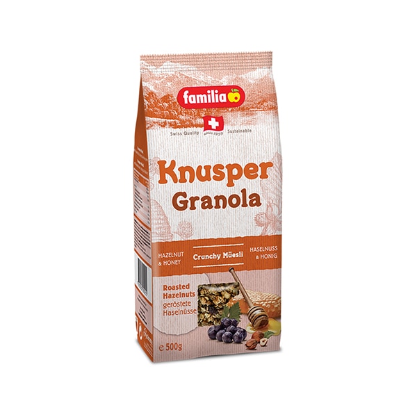大地の実り、穀物と果実のナッツ familia（ファミリア）クナスパー グラノーラ（500g）