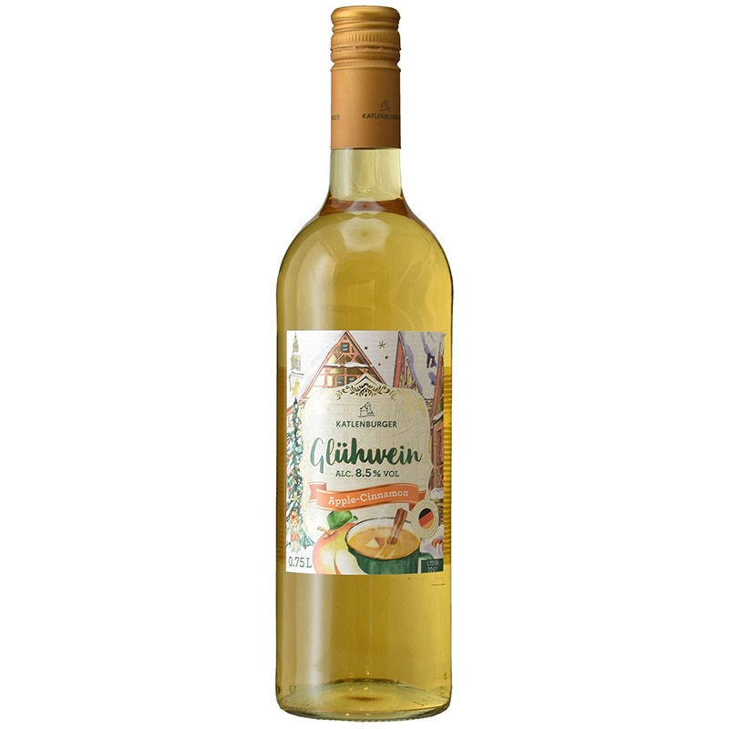 【ホットワイン】【冬季限定】豊かな香りと風味 KATLENBURGER（カトレンブルガー）アップルシナモングリューワイン（750ml）