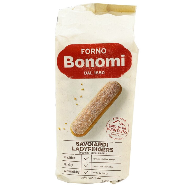 イタリアで最もポピュラーなフィンガービスケット Bonimi（ボノミ）フィンガービスケット（400g）