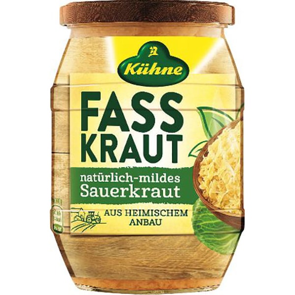 世界中のグルメから愛され続けるドイツ50%シェアを誇るブランド Kiihne（キューネ）ザワークラウト（425ml）
