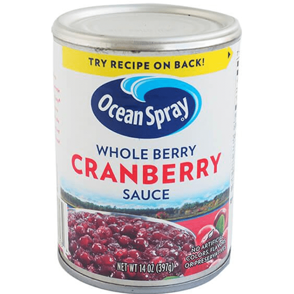 アメリカで必須のソース Ocean Spray（オーシャン スプレー）クランベリーソース（ホール）（397g）