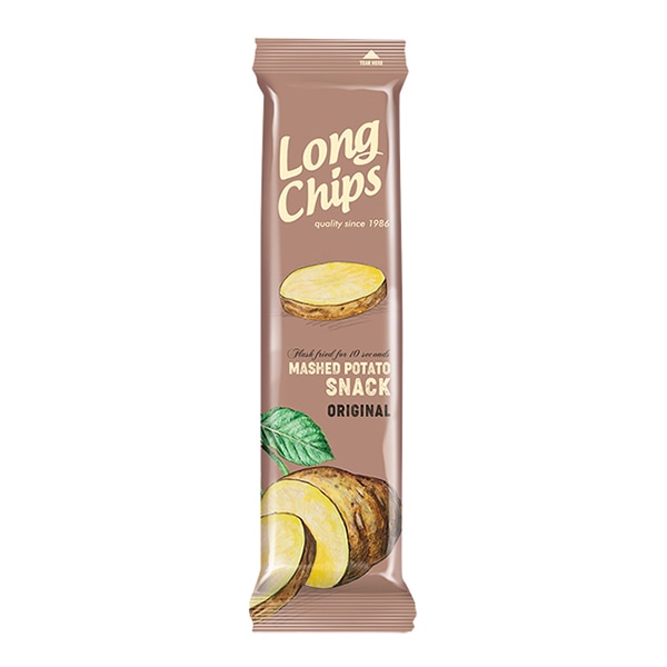 ☆薄くて平たいロングポテトチップス PERNES（ペルネス）ポテトチップス オリジナル（75g）