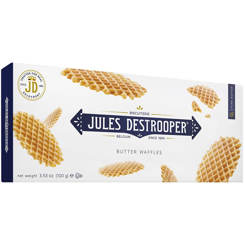 ベルギー王室御用達 JULES DESTROOPER（ジュールス・デストルーパー）バターワッフル（100g（8枚入））