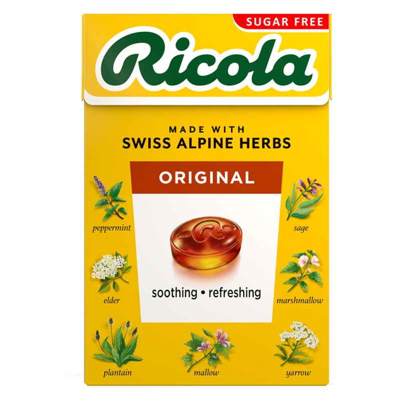 のどに優しいハーブキャンディ Ricola（リコラ）オリジナル