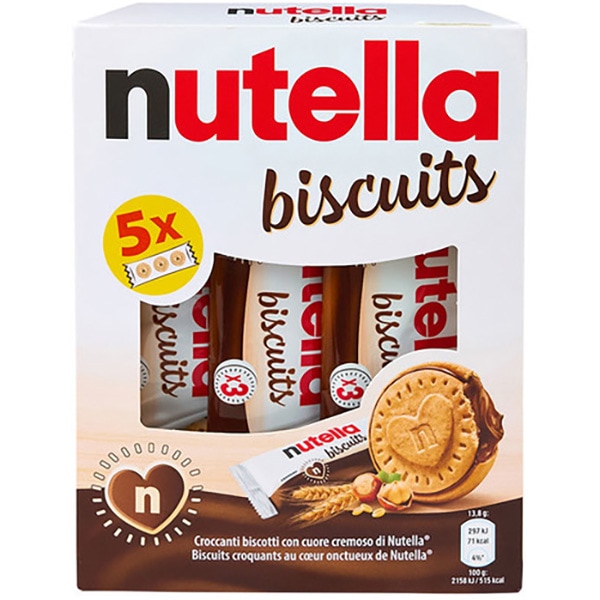 クリーミーなヌテラ入りビスケット nutella biscuits（ヌテラ ビスケット）（207g）