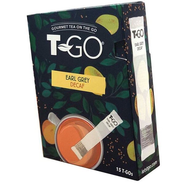 可愛いボックス入りの紅茶 T-go（ティーゴー）アールグレイ（デカフェ）（15P）